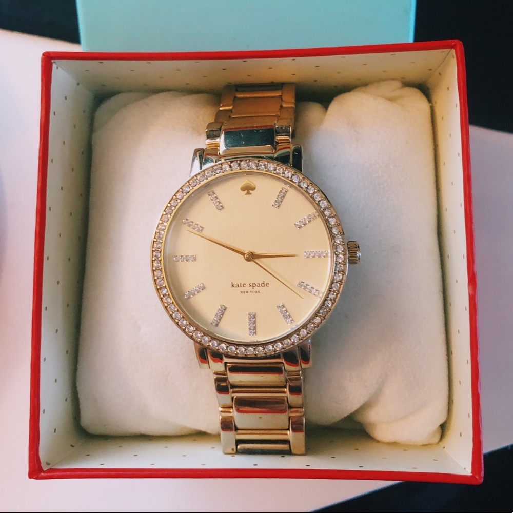 Kate Spade Gold Diamond Watch